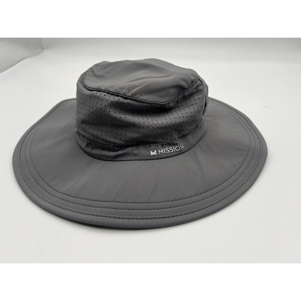 Mission Cooling Bucket / Boonie Hat Grey NWT outdoor wet to cool